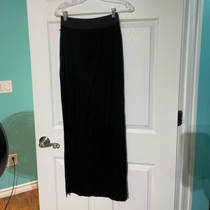 Black skirt elastic waist band